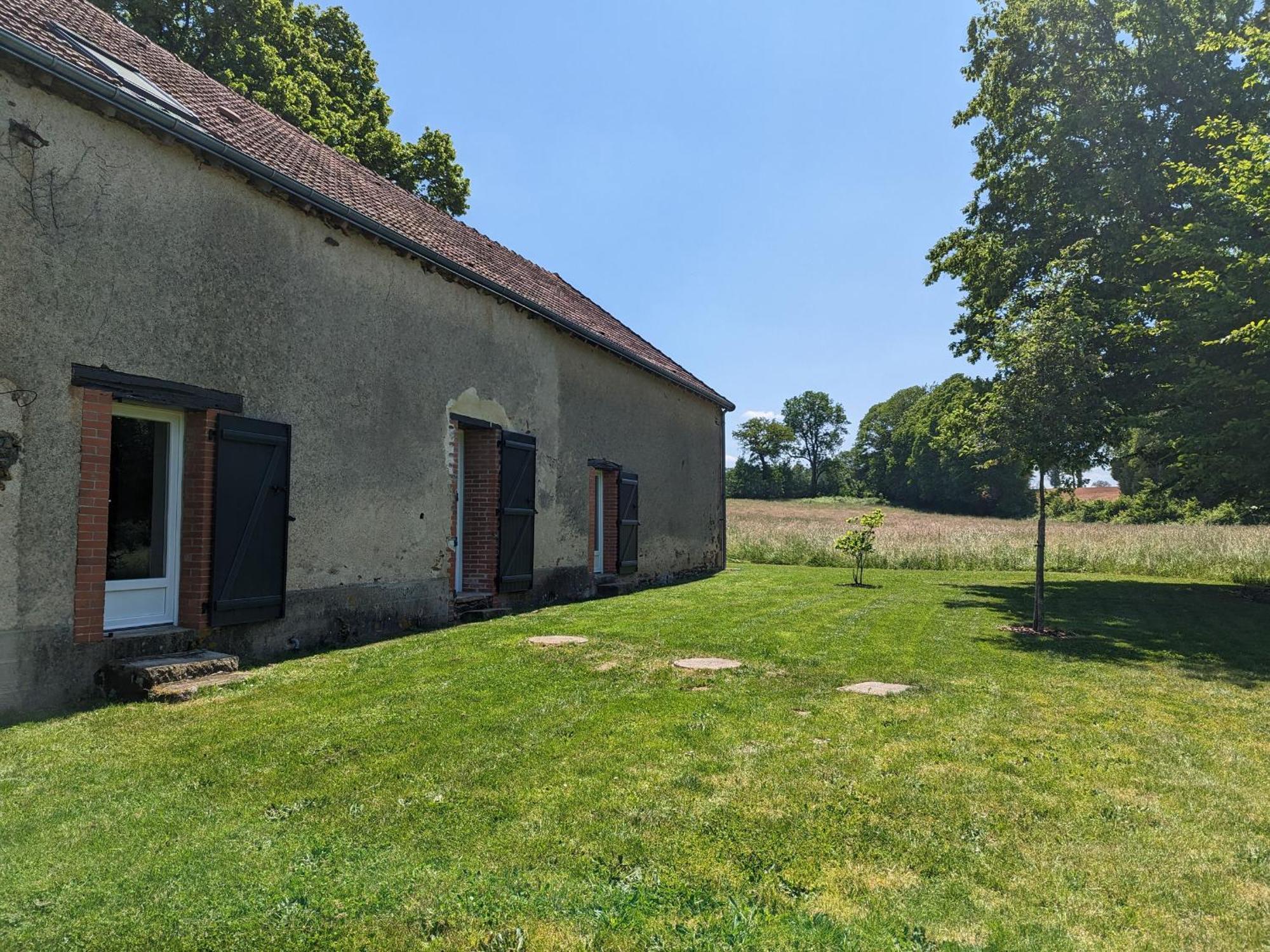 Villa Grande Ferme Renovee Avec Jardin Et Loisirs A Proximite - Fr-1-591-155 Pouligny-Notre-Dame Exterior foto